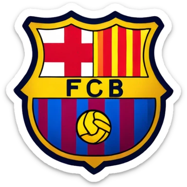 Fc Barcelona logo sticker