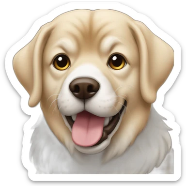 the dog ate the goods sticker