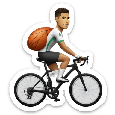 Ronaldo en vélo  sticker