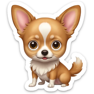 Mind blown chihuahua  sticker