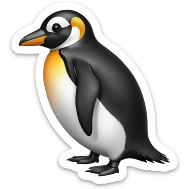 question, penguin sticker