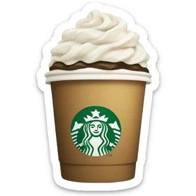 Aesthetic starbucks sticker