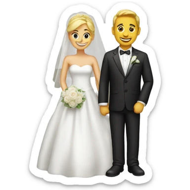 wedding sticker