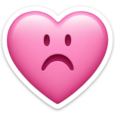 Pink heart with the letter ‘A’ inside it sticker