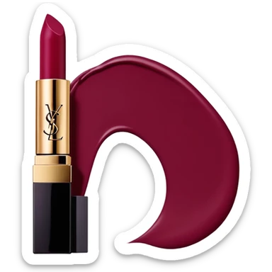 YSL The Inks Blur Matte Lip Stain
12H wear blurring matte lip stain, Berry satisfaction  sticker