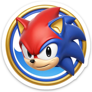 A copy of Sonic heros for the original Xbox sticker