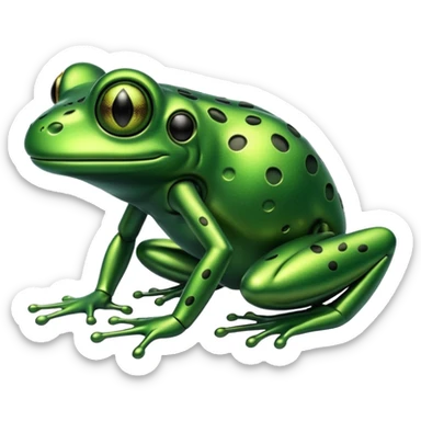bionic frog sticker