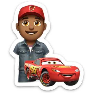El rayo mcqueen  sticker