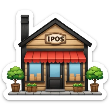 small shop sticker