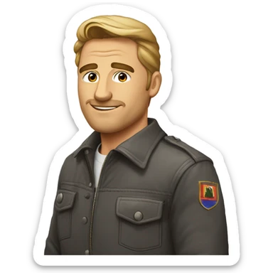 вор в полосатой одежде и с мешком за плечом sticker