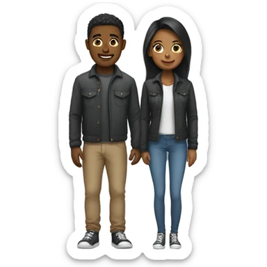 Girlfriend with another guy  sticker