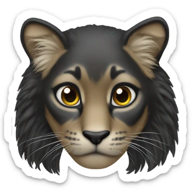 Panthère noire sticker