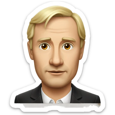 Jawline of Vladimir Poutine sticker