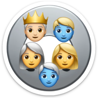 logo de grupo elite en par¡alabras, la palabra GRUPO color plateado y ELITE color dorado sticker