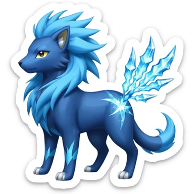 Luxray-Suicune-Amaura-Manectric-fusion sticker