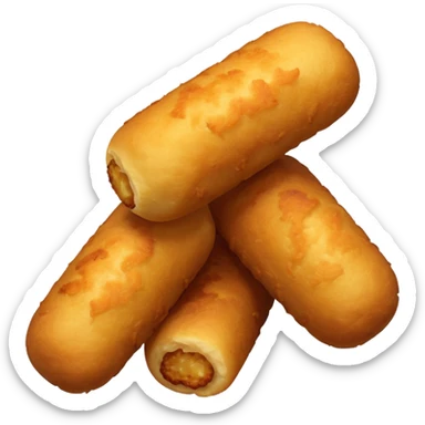 4 4 potato croquettes fried sticker