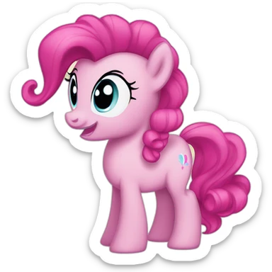 my little pony pinkie sticker