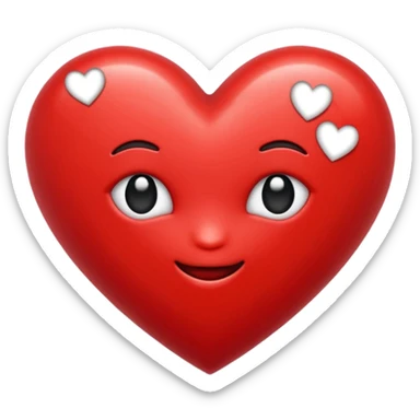 Emoji con el corazón flechado sticker