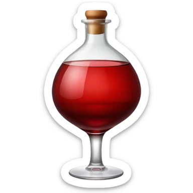 demijohn of wine sticker