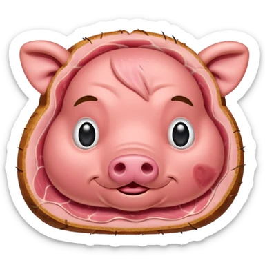 old smelly ham sticker