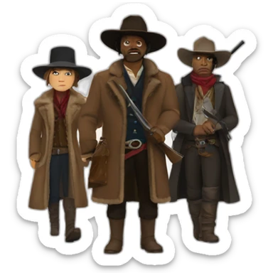 The Hateful Eight sticker