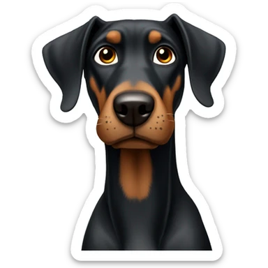 Dóberman sticker