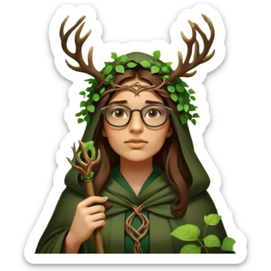 Forest Wizard sticker