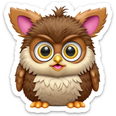 1st generation furby 1990’s sticker