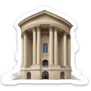 palais de l'assemblée nationale française sticker