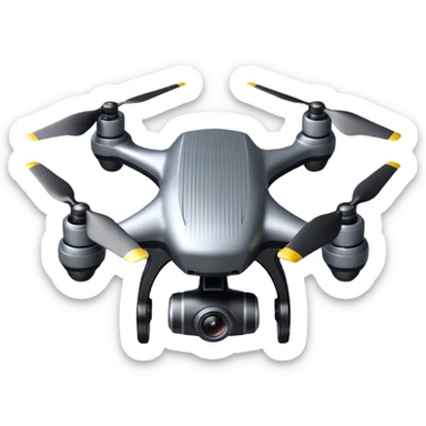 generate a realistic fpv dron sticker