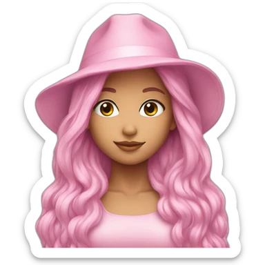 Flores pink  sticker