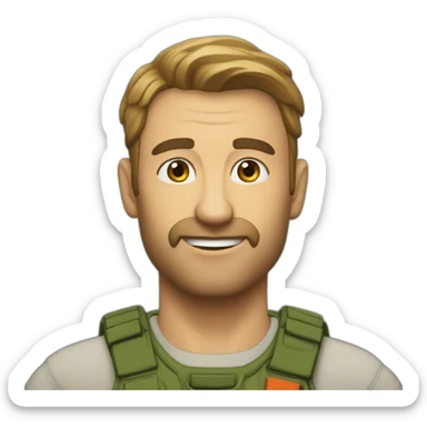 злий старий селянин sticker