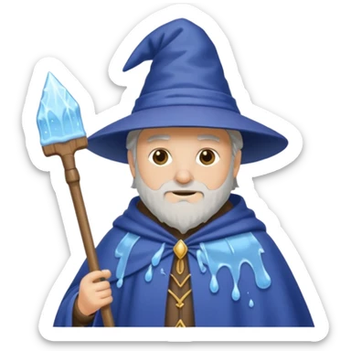 a wizard cleaning windows sticker