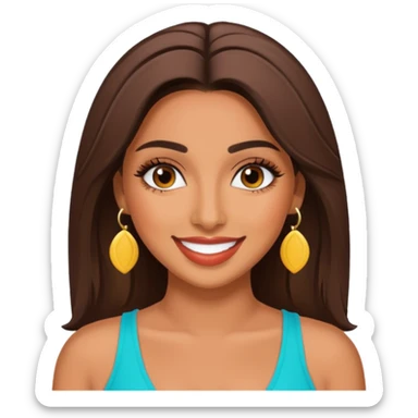 Huda from love island  sticker