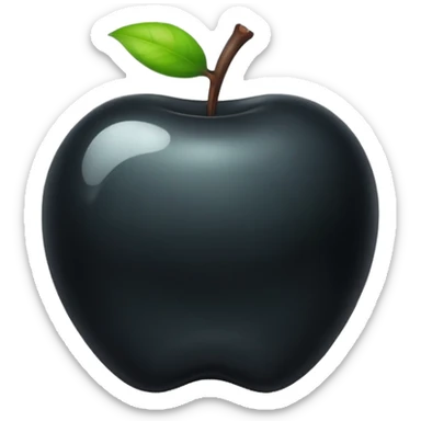 Black poison apple sticker