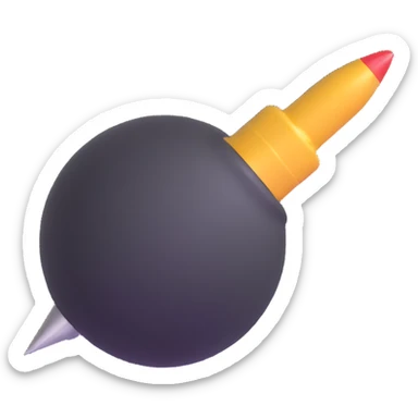 simple sphere bullet point sticker