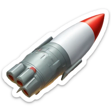 Missile souris isometric sticker