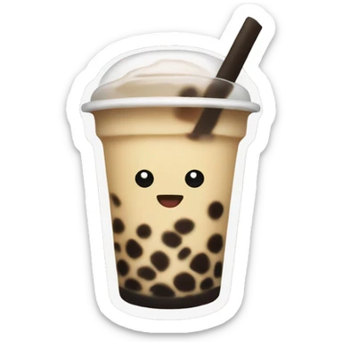 boba tea sticker
