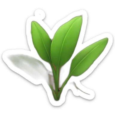 Create an emoji symbolizing drought: cracked earth, withered plant. sticker