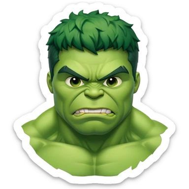 Hulk in love Hulk sticker