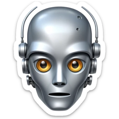 robot broken confused worried sticker