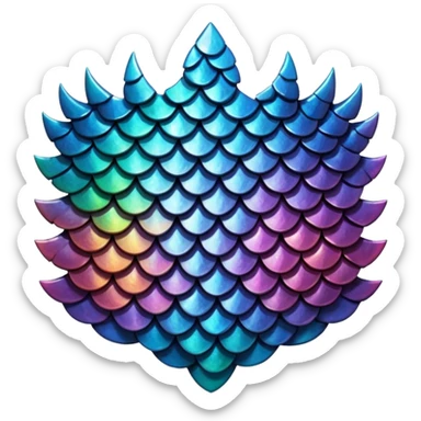 dragon scales sticker