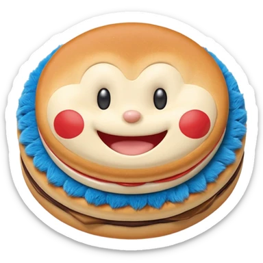 Doraemon Eating Dorayaki  sticker