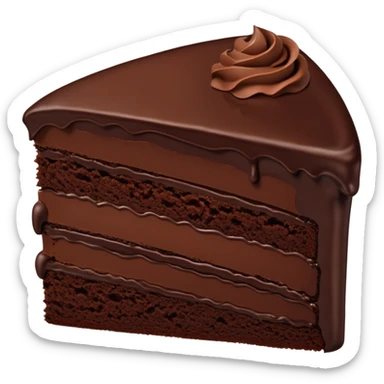 Chocolate cake sticker
