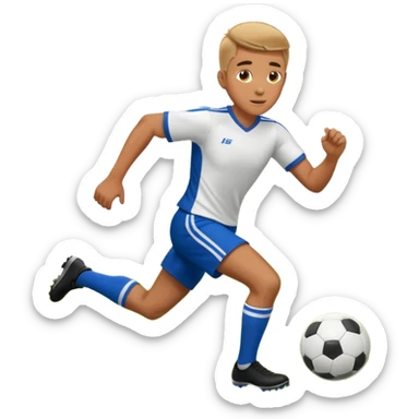 Joueur de foot sticker