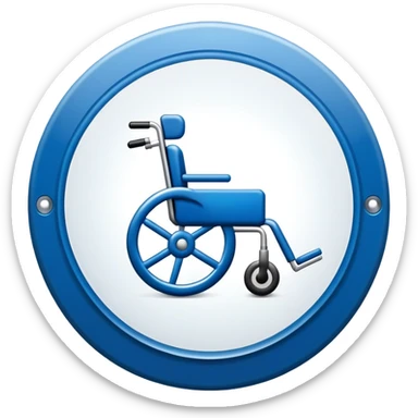 no-access wheelchair sign sticker
