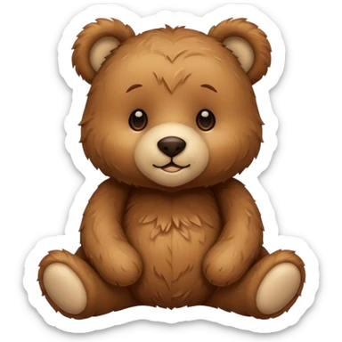 Oso de peluche Adorable sticker