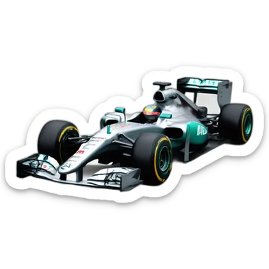 Formule1 Mercedes sticker