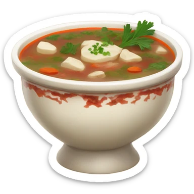 Russian borcht soup sticker