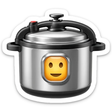 Create a imoji for pressure cooker sticker